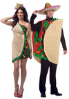 Taco Dress and Deluxe Taco Couple Costume, Adult One Size