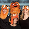 NHL's Philadelphia Flyers Gritty Mascot Head-wear 4 Piece Fan Pack, Adult One Size