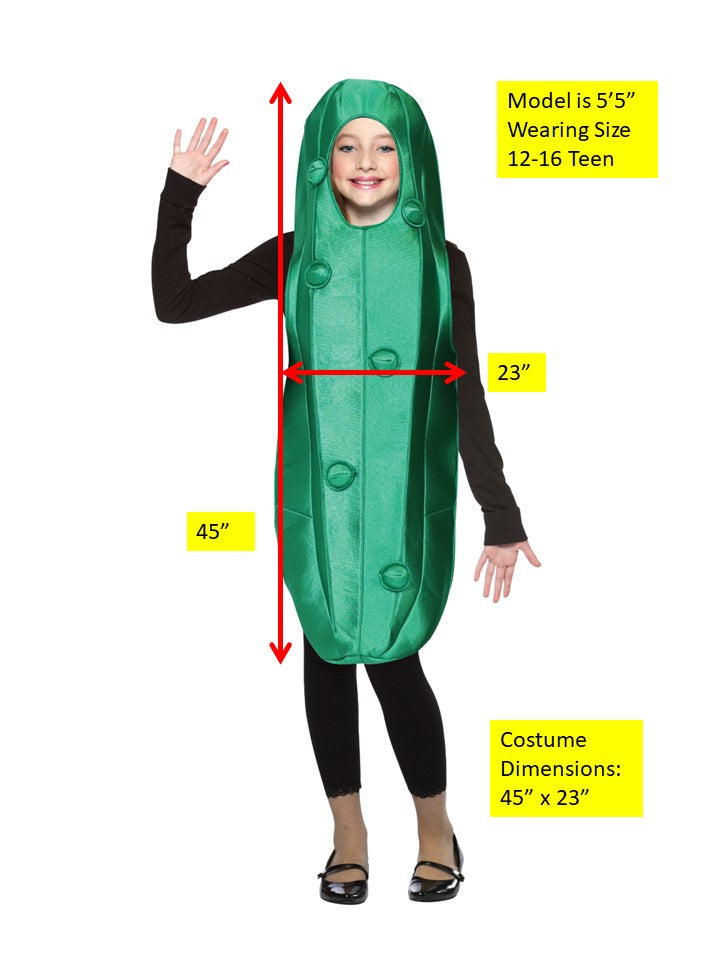 Ultimate Pickle Teens Costumes, Teen Size 12-16
