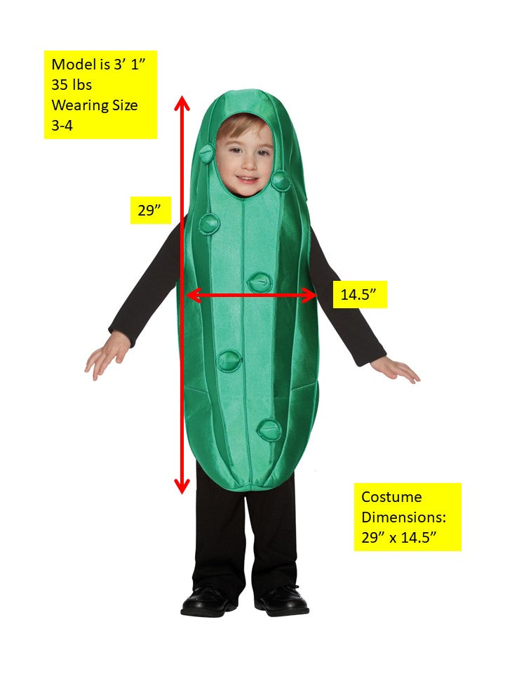 Ultimate Pickle Halloween Costume, Child Size 3-4