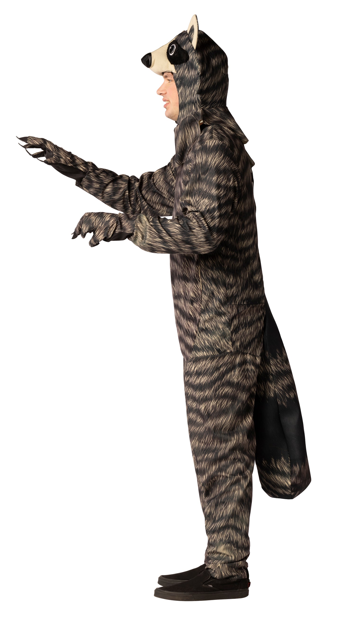 Racoon Halloween Costume, Adult One Size