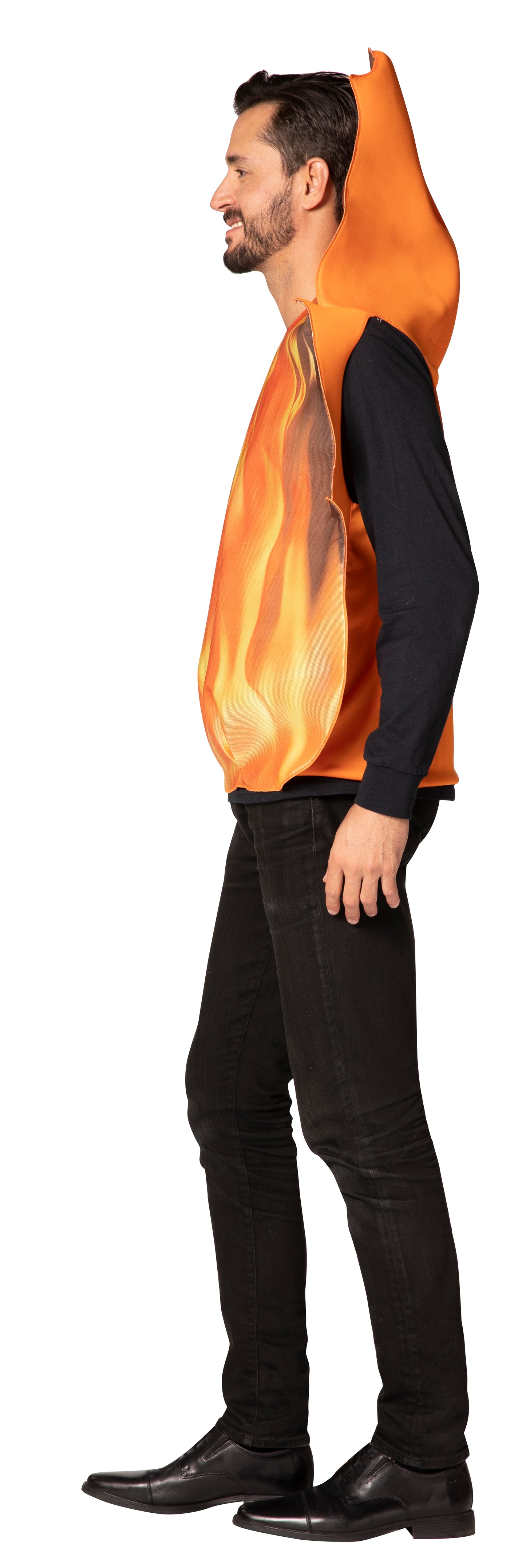 Flaming Fire Costume, Adult One Size