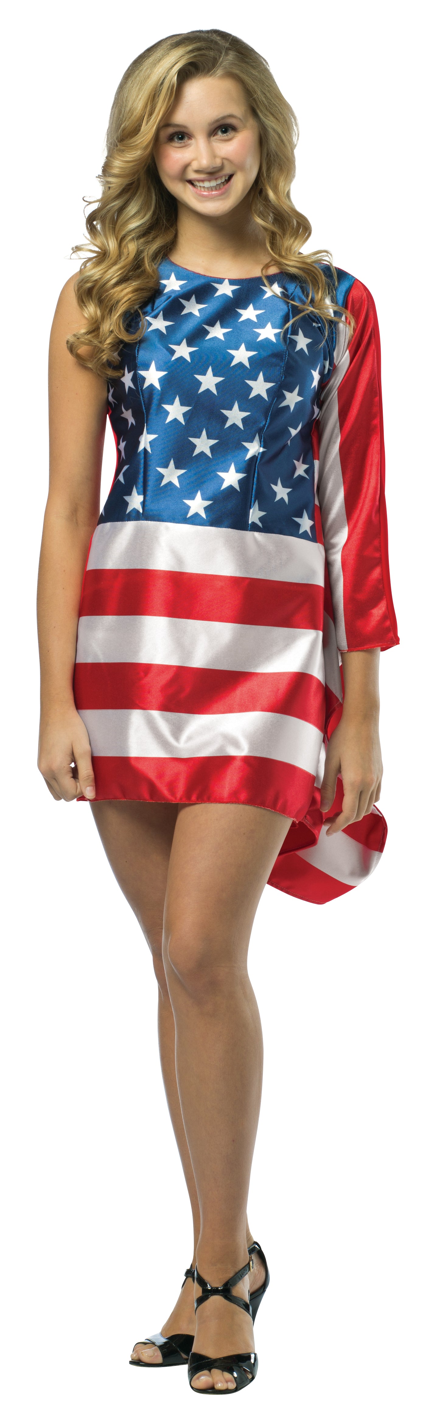 USA Flag Dress Costume, Teen Size 13-16