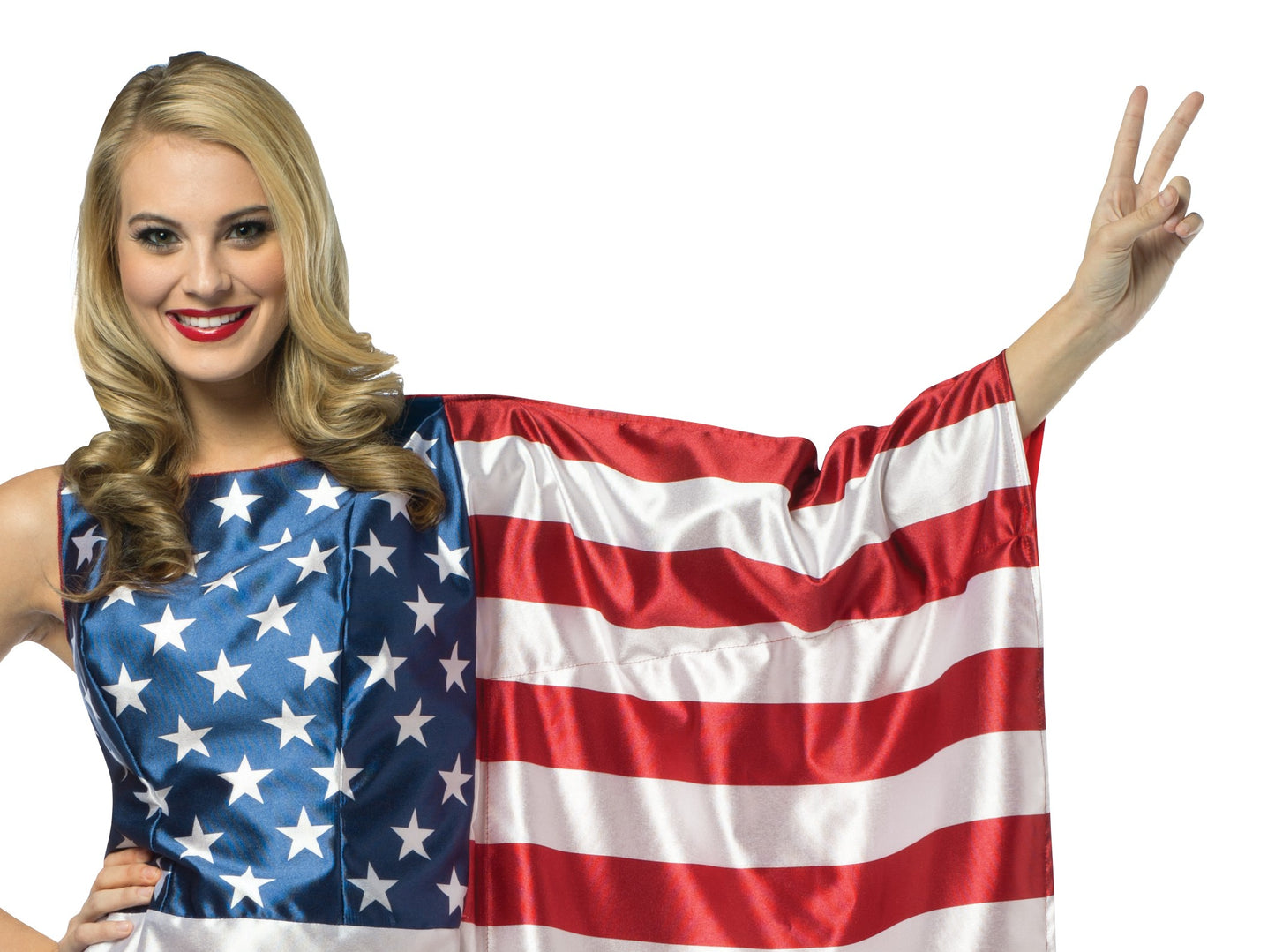 USA Flag Dress Costume, Women's Size 4-8