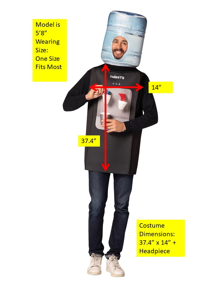 Water Cooler Costume, Adult One Size