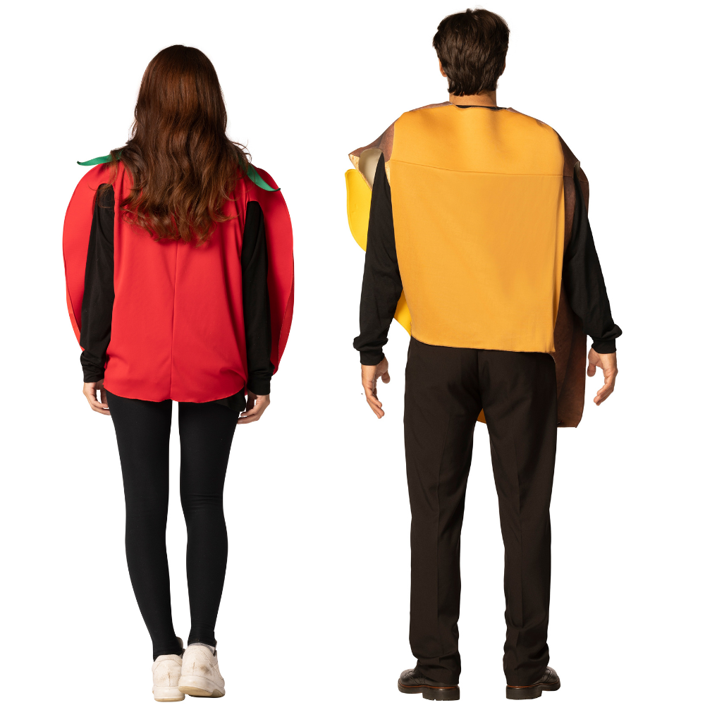 Comfort Food - Grilled Cheese & Tomato Slice Group Costume Set, Adult One Size