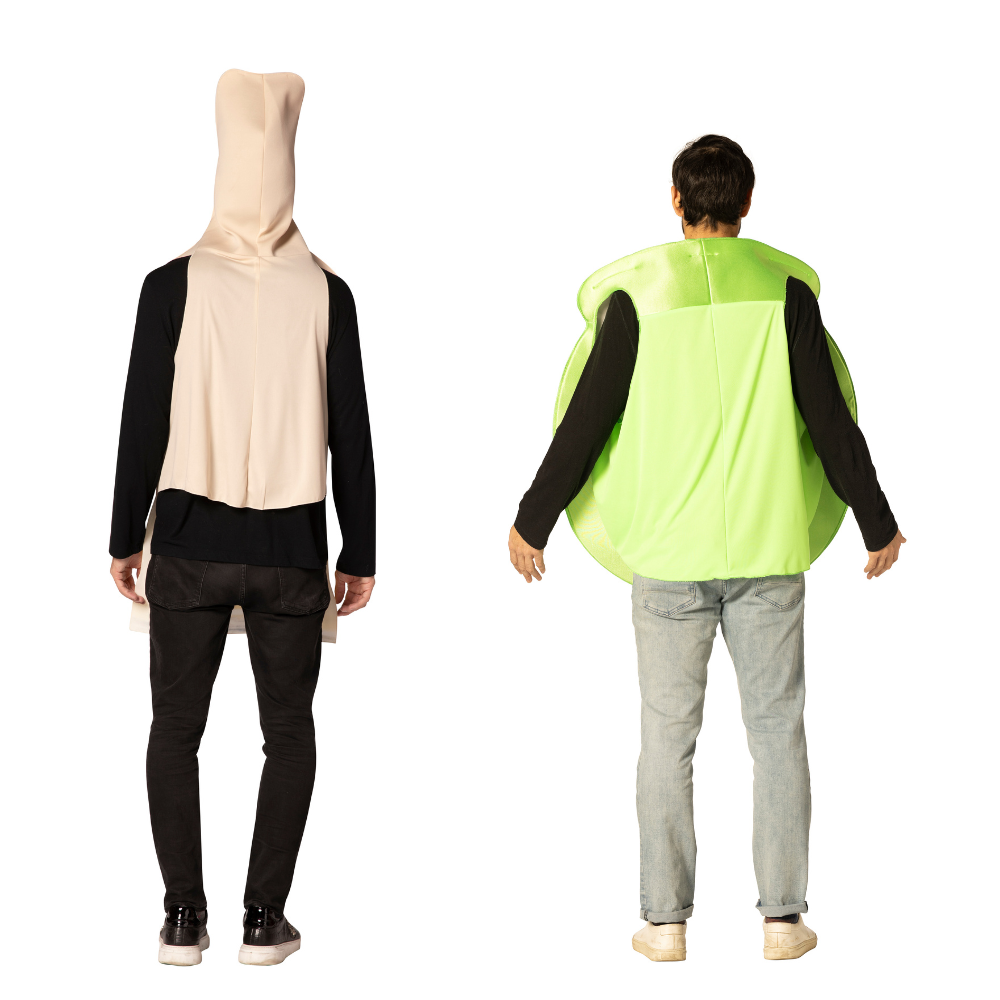 Tequila Rita Couple - BuzzBallz Tequila 'Rita & Tequila Bottle Couples Costume, Adult One Size