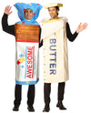 Bread and Butter - Loaf of Bread & Stick of Butter Tunic Couples Costume, Adult One Size
