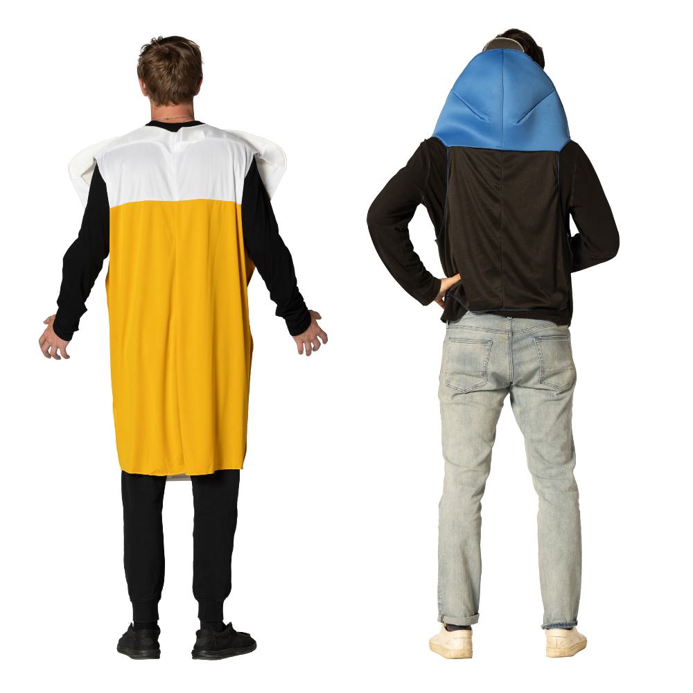 It's On Tap - Beer Tap & Beer Pint Couples Costume, Adult One Size