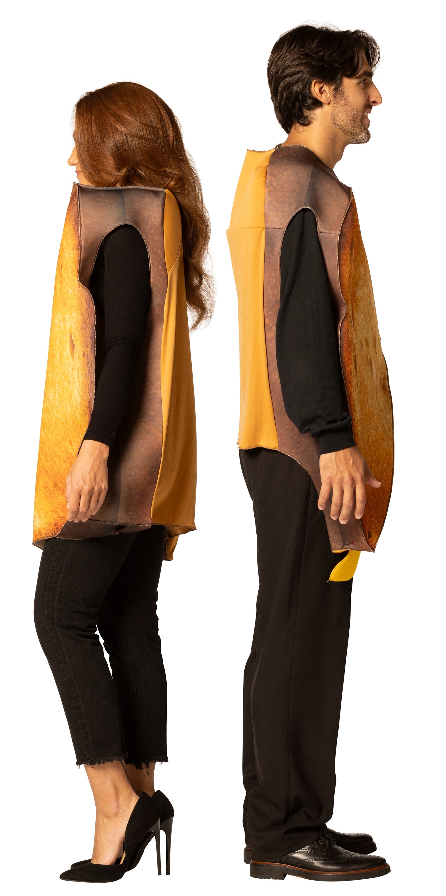 Grilled Cheese Sandwich Couple Costume, Adult One Size