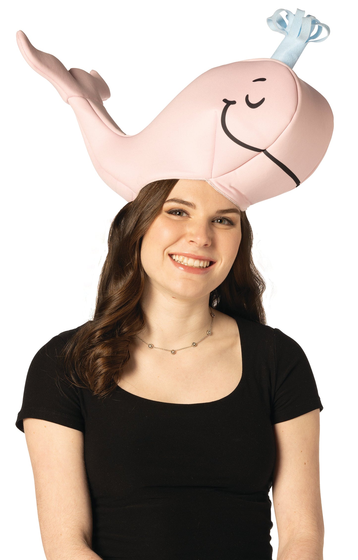 Pink Whale Hat Costume, Adult One Size