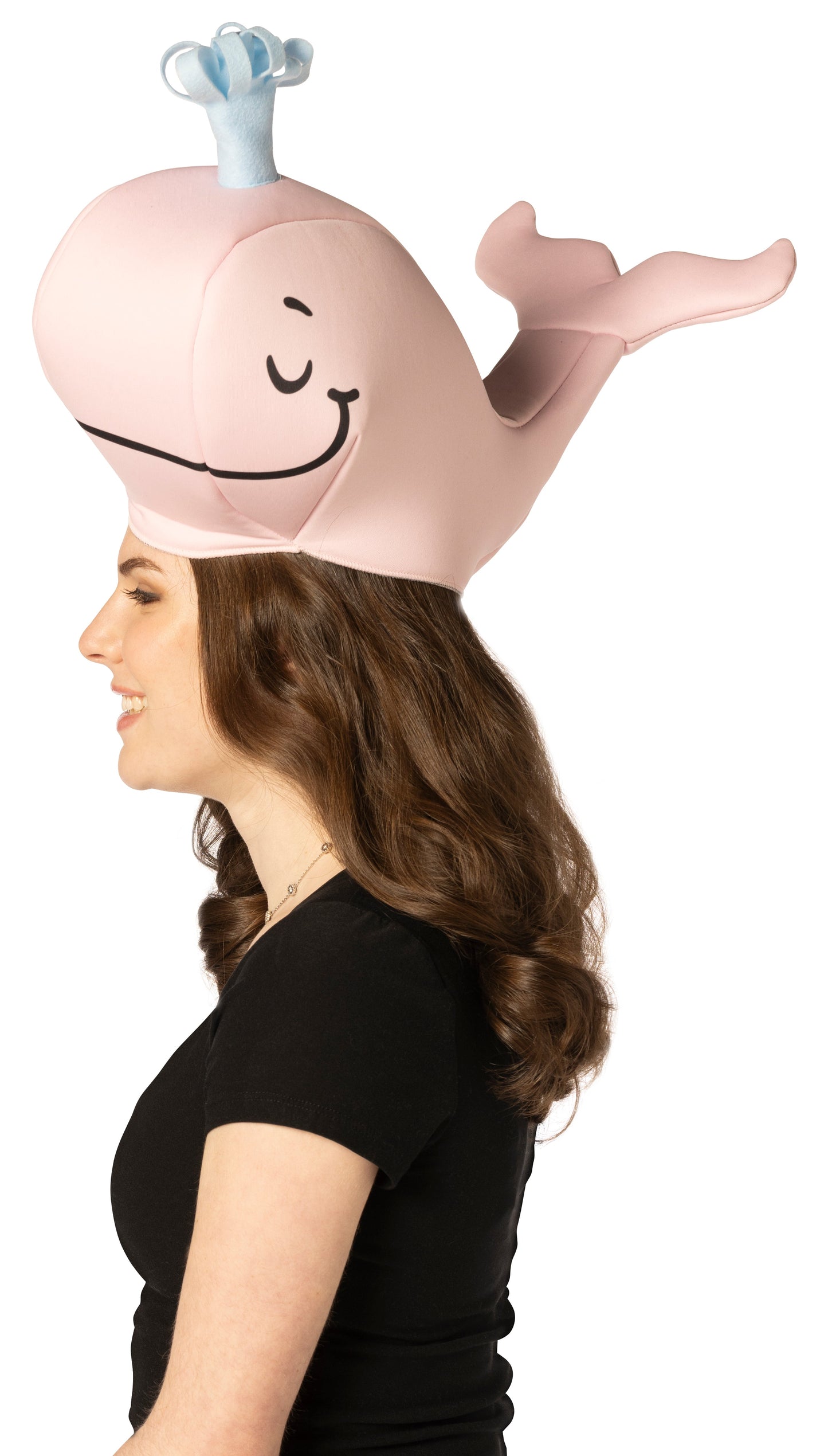 Pink Whale Hat Costume, Adult One Size