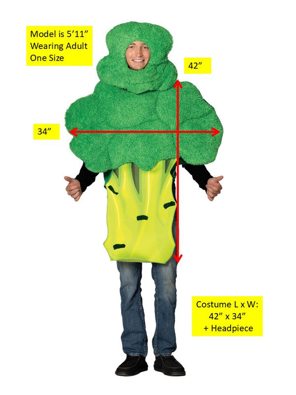 Broccoli Costume, Adult One Size