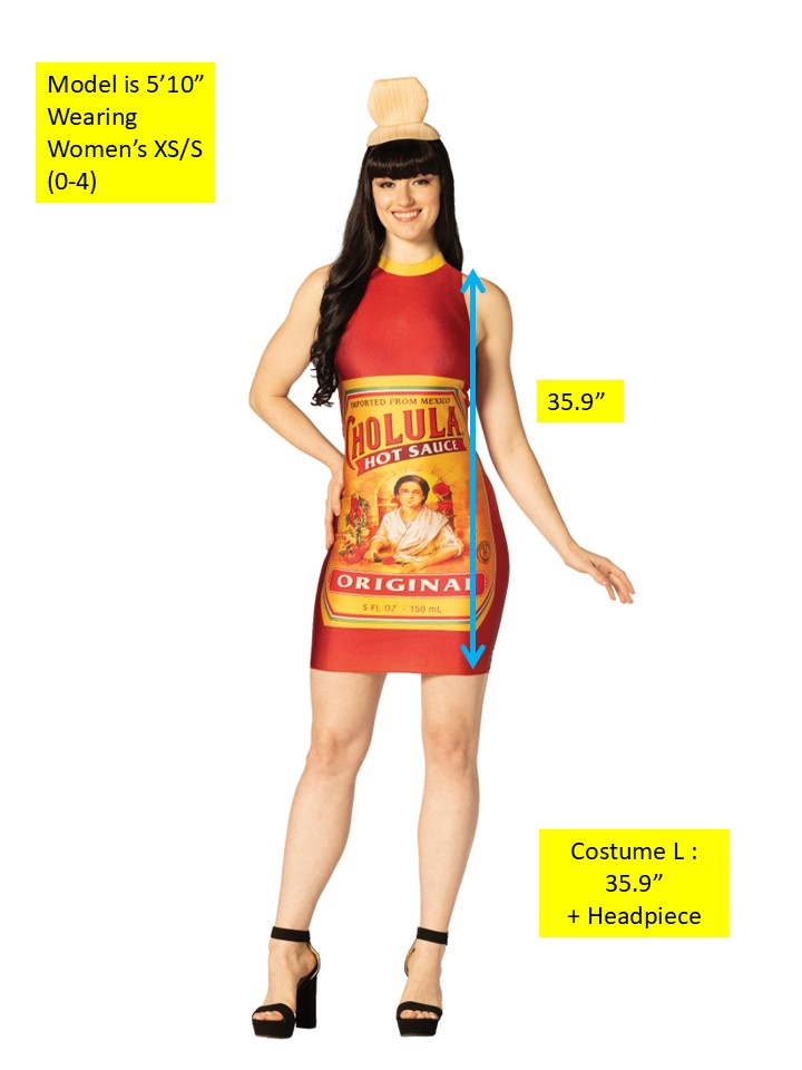 McCormick Cholula Dress Costume, Women's Various Sizes