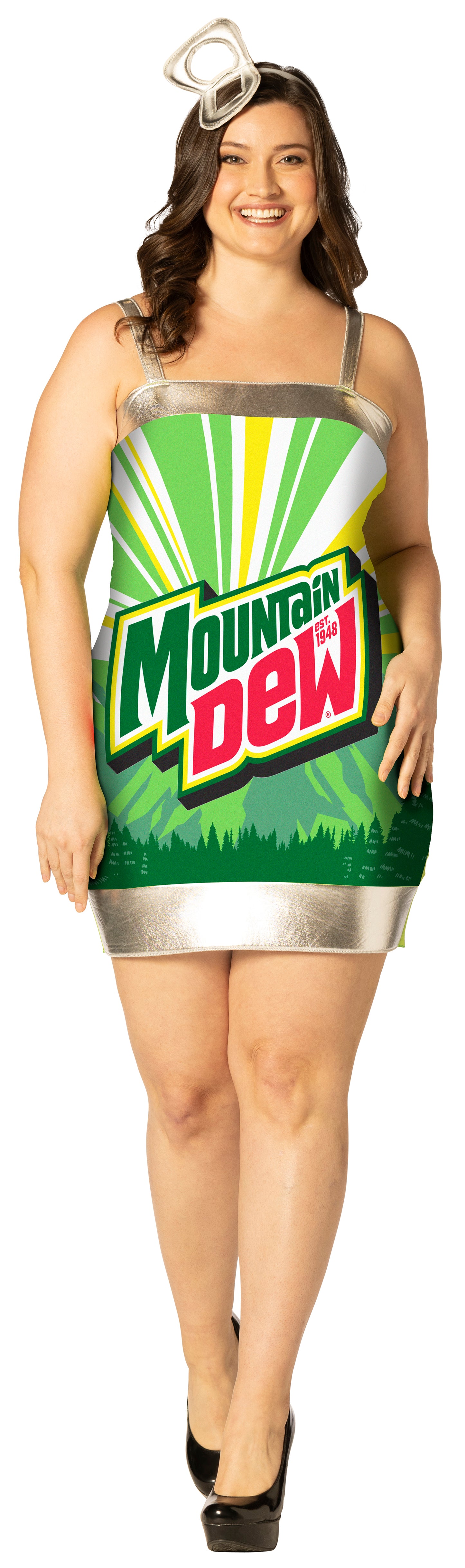 Mountain Dew Dress Costume, Women's Various Sizes