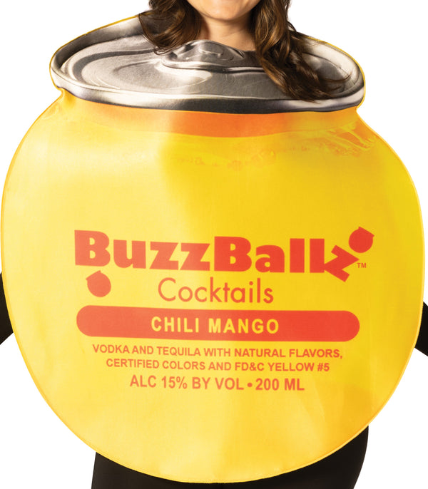 BuzzBallz Chili Mango Chiller Halloween Costume, Adult One Size