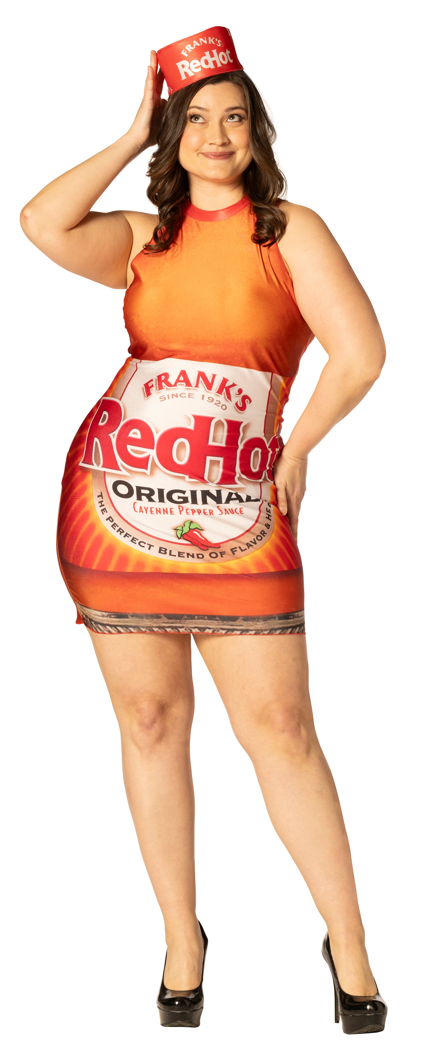 Frank's Red Hot Sauce Dress Costume, Women's Various Sizes