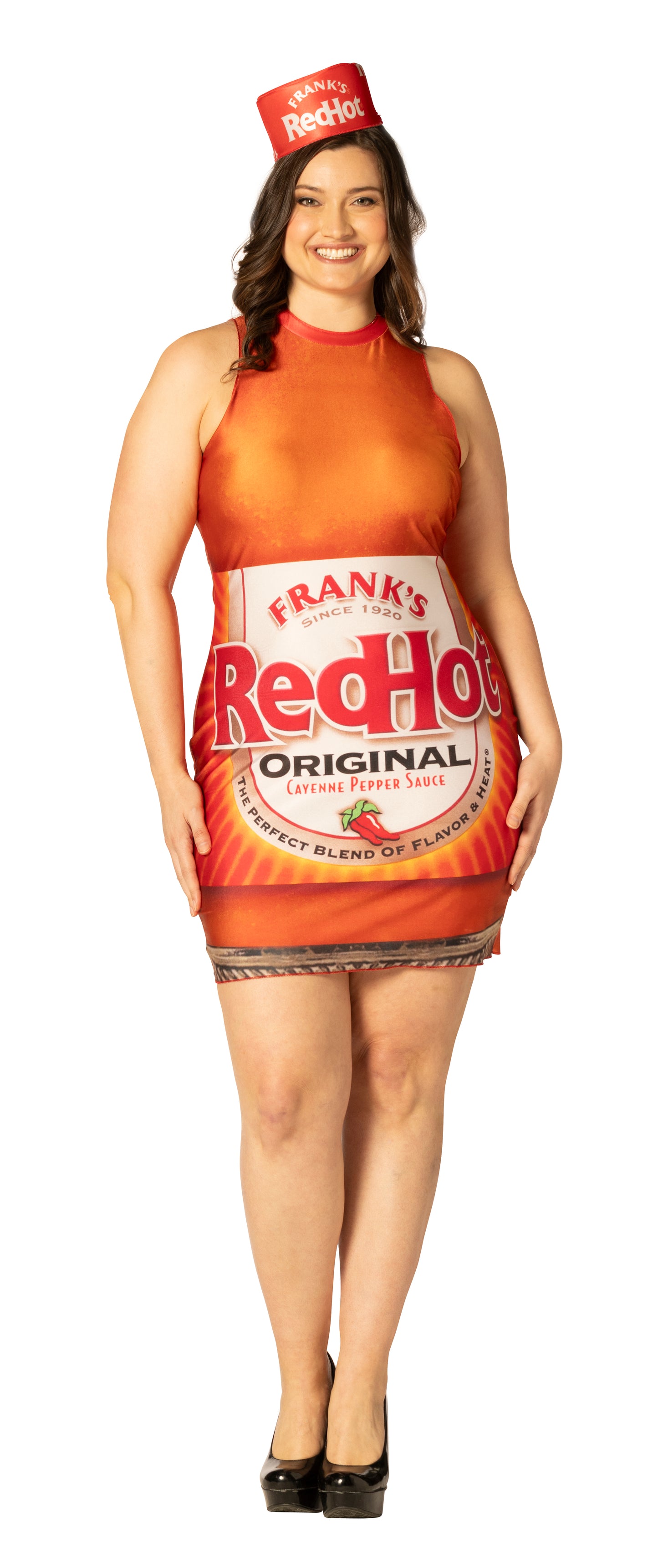 Frank's Red Hot Sauce Dress Costume, Women's Various Sizes