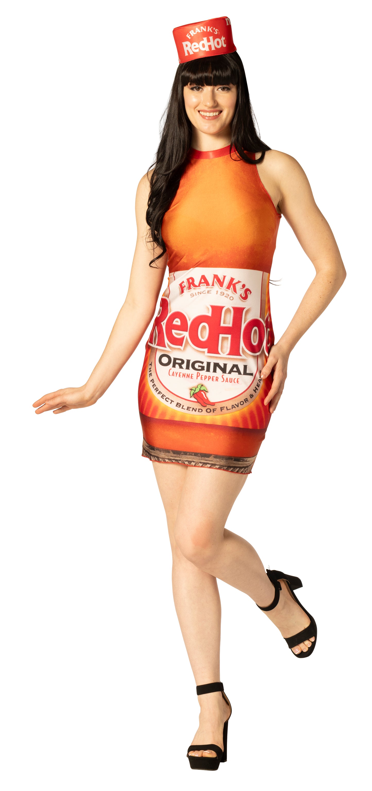Frank's Red Hot Sauce Dress Costume, Women's Various Sizes