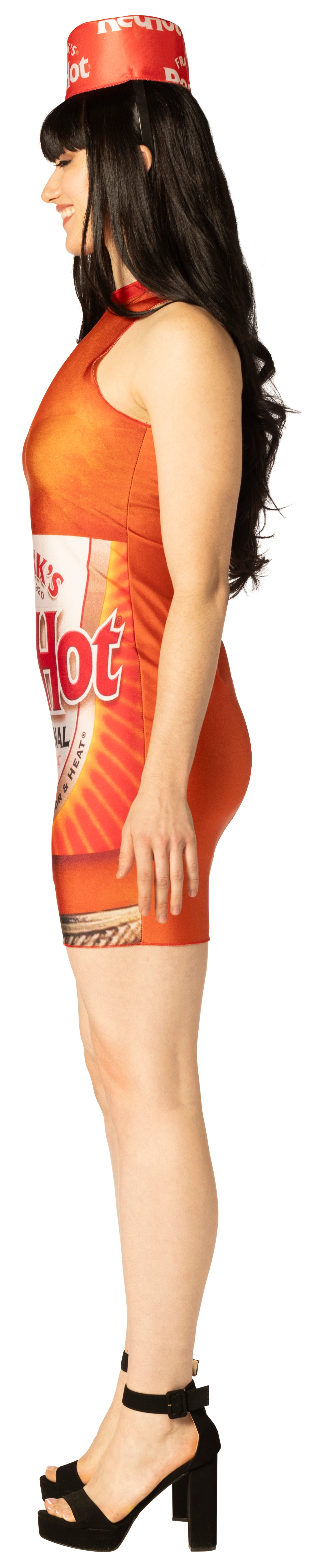 Frank's Red Hot Sauce Dress Costume, Women's Various Sizes