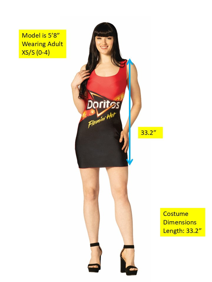Doritos Flamin' Hot Dress Costume, Women's Various Sizes