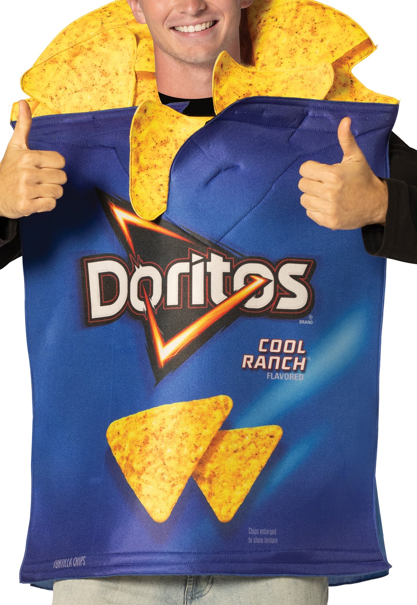 Doritos Cool Ranch Bag with Chips Costume, Teen Size 16