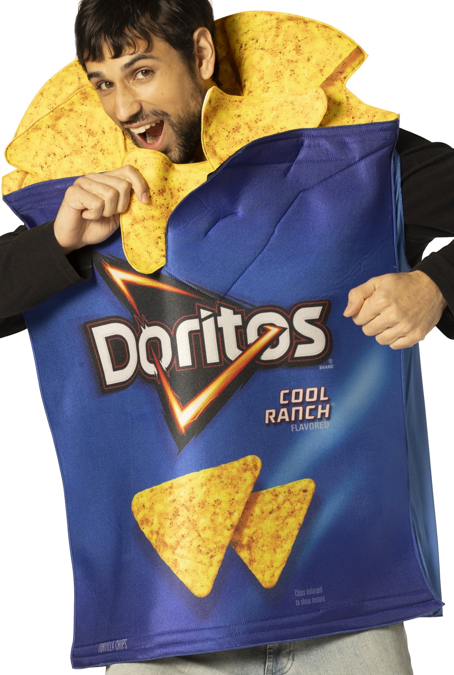 Doritos Cool Ranch Bag w/Chips Costume, Adult One Size
