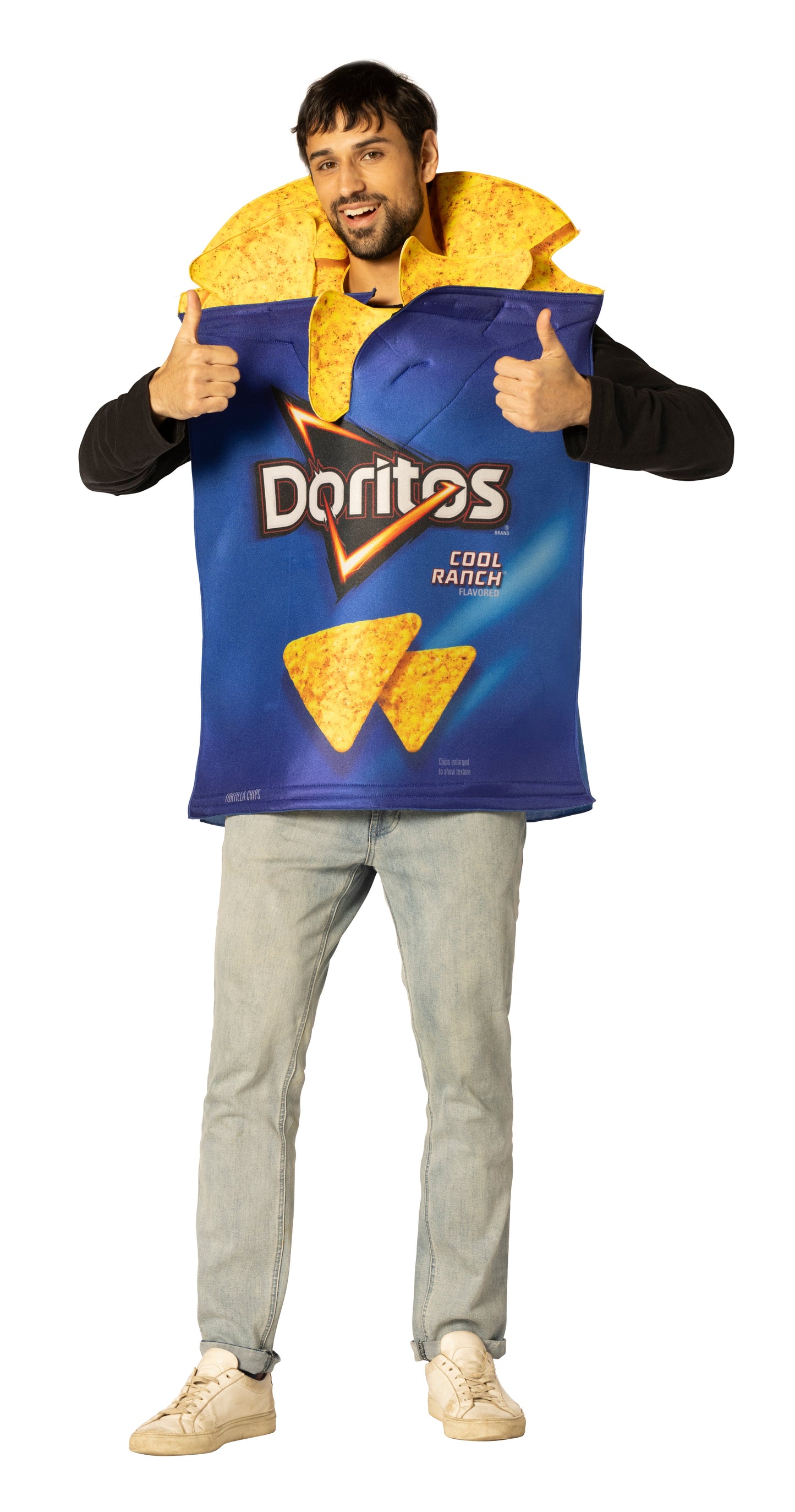Doritos Cool Ranch Bag w/Chips Costume, Adult One Size