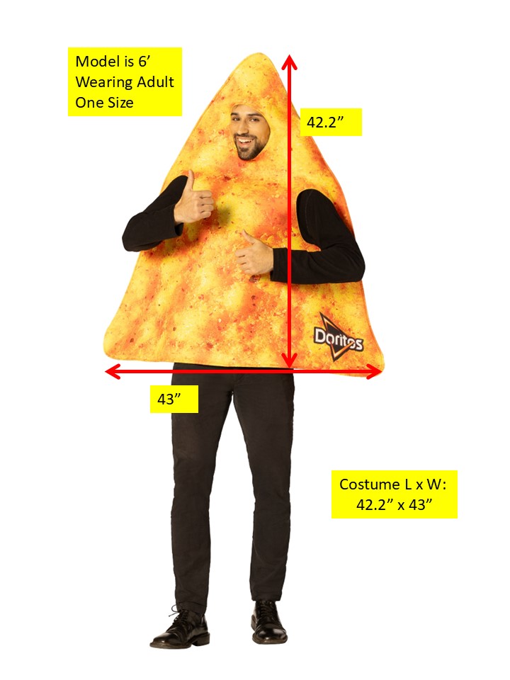 Doritos Chip Costume, Adult One Size