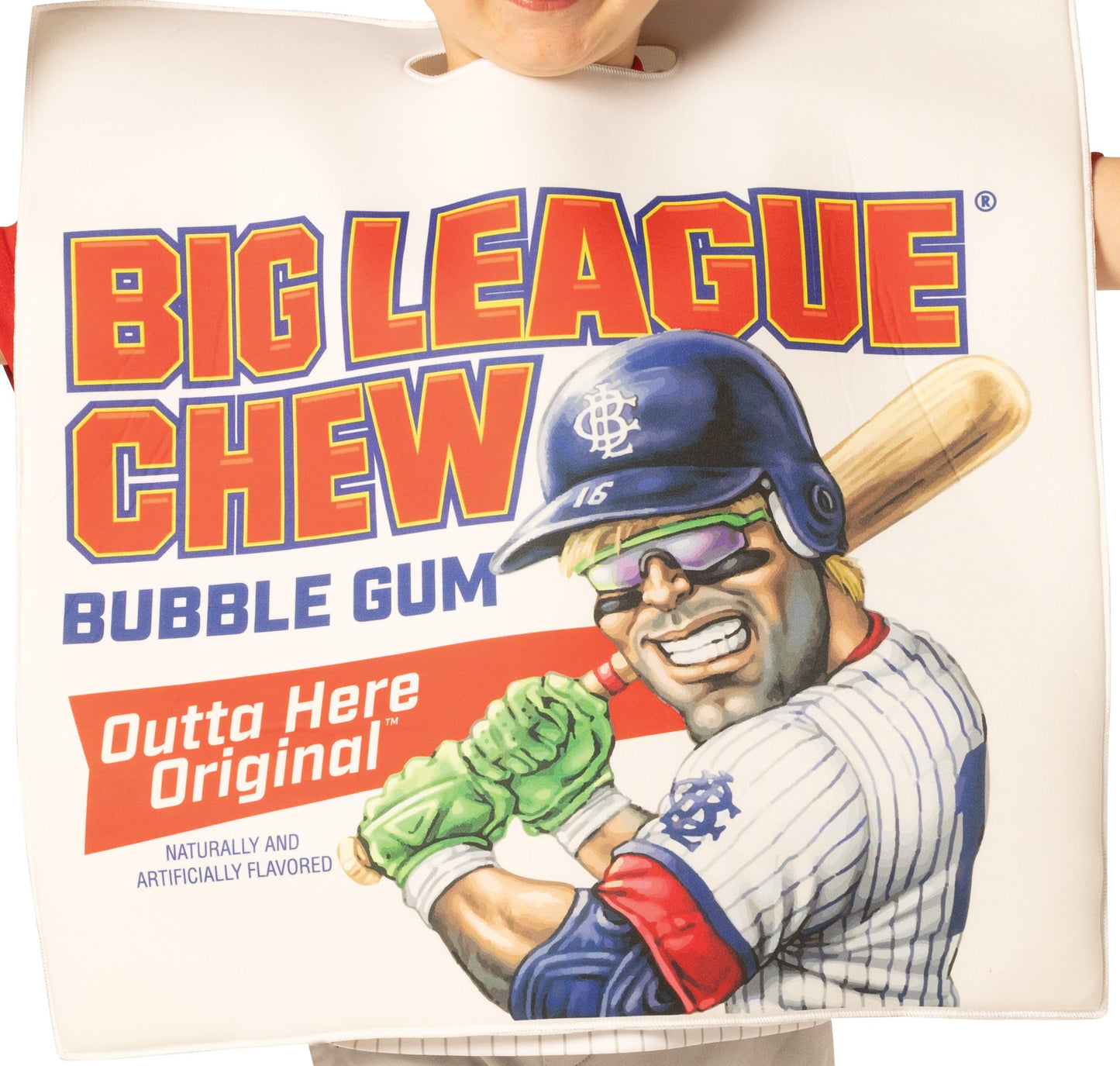 Big League Chew Gum Original Costume, Child Sizes 3-6 & 7-10