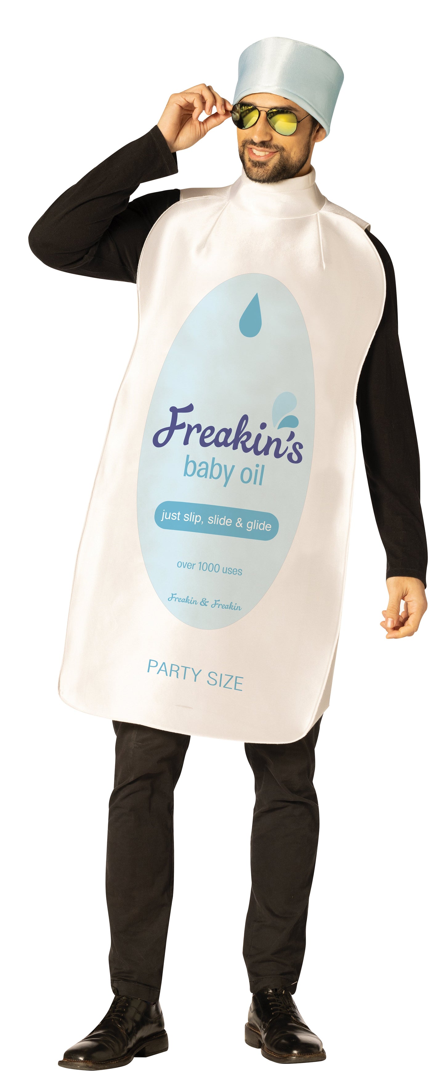 Baby Oil Bottle Costume, Adult One Size
