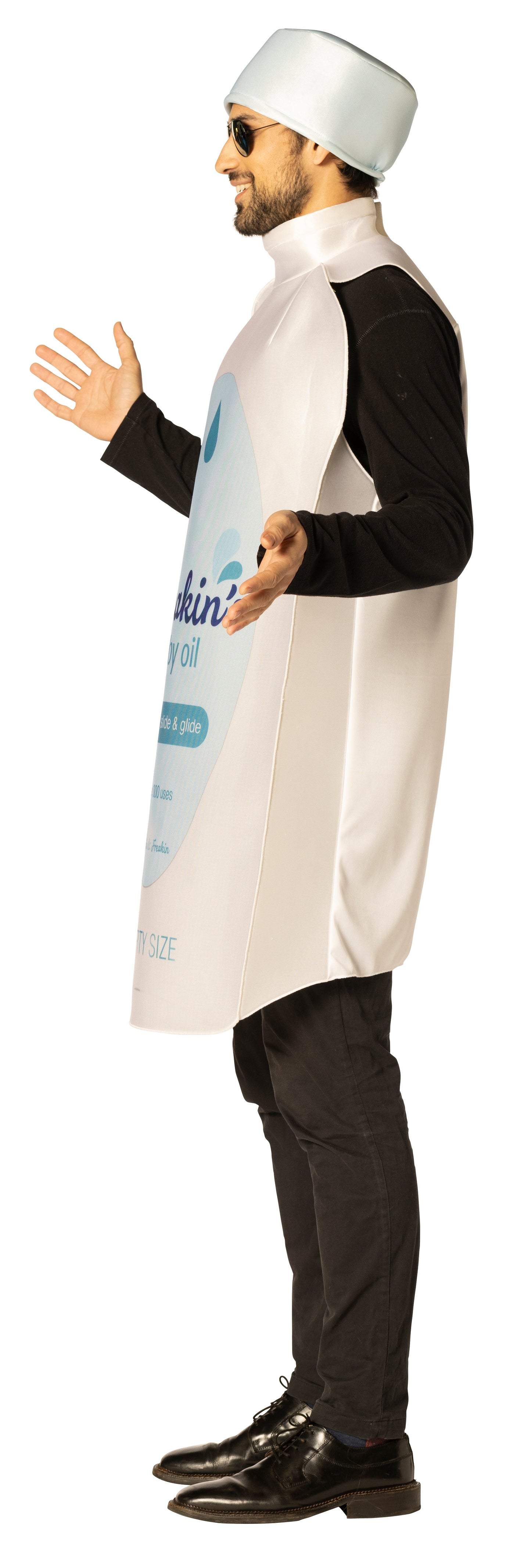 Baby Oil Bottle Costume, Adult One Size
