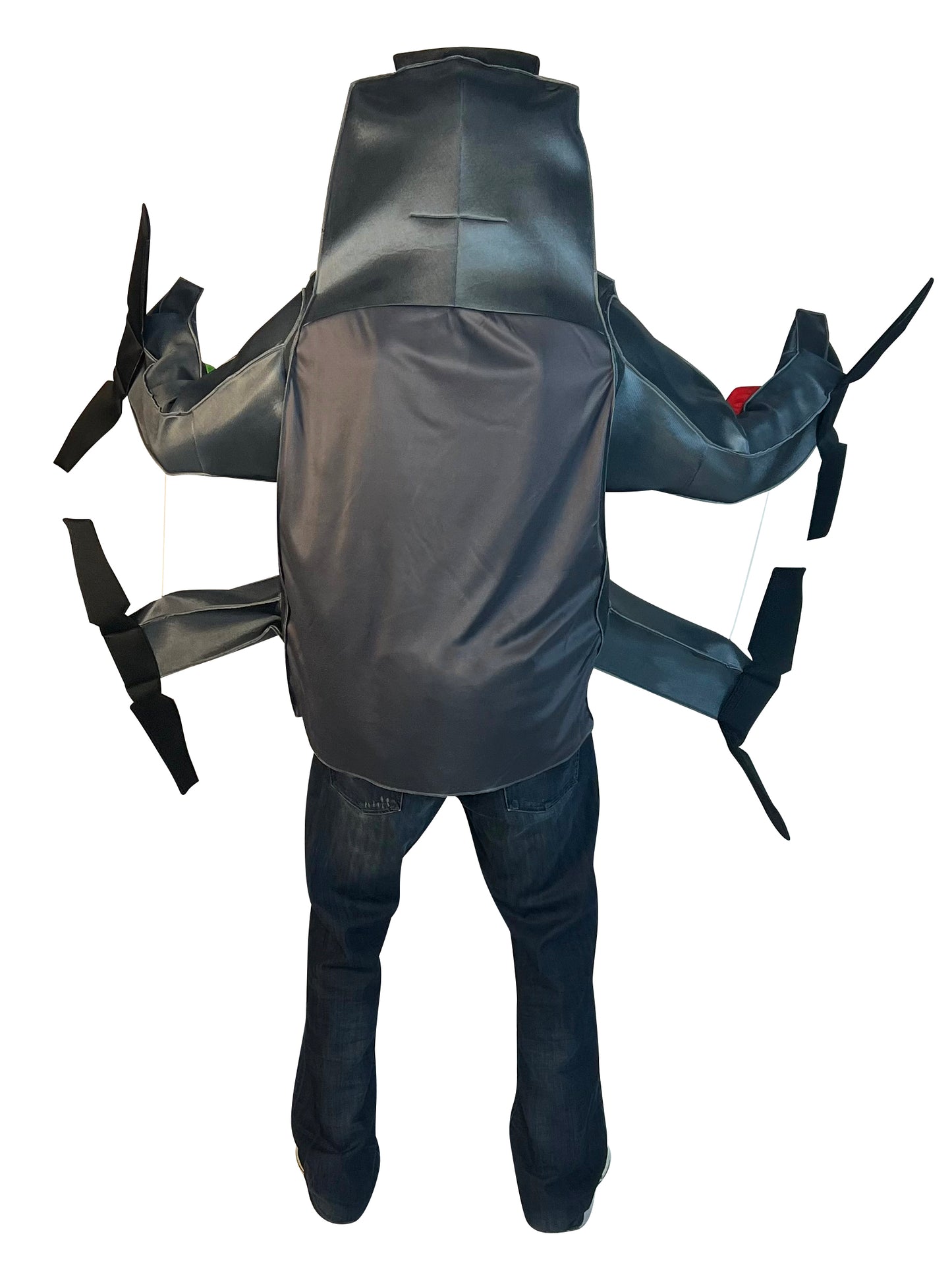 Drone with Red and Green Lights Halloween Costume, Adult One Size