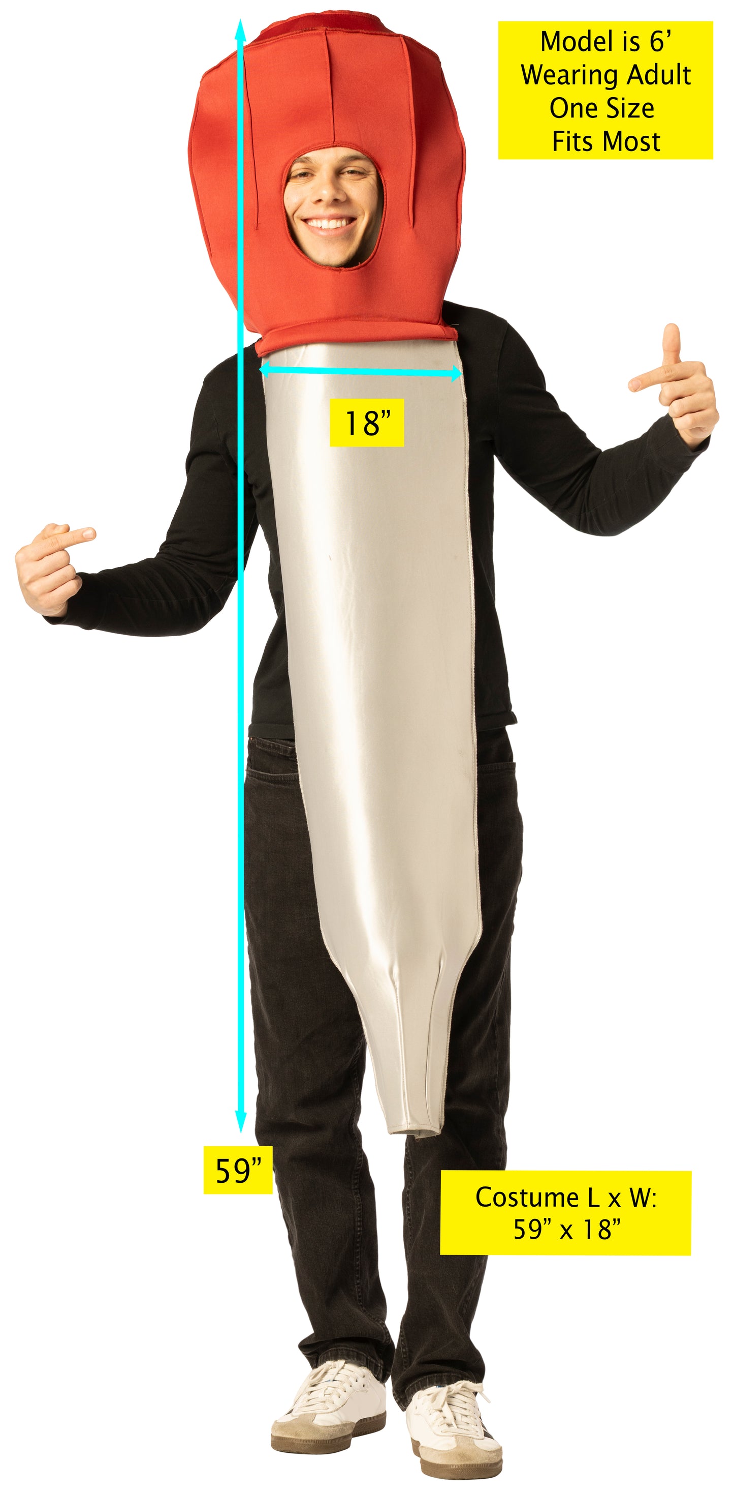 Turkey Baster Costume, One Size Fits Most