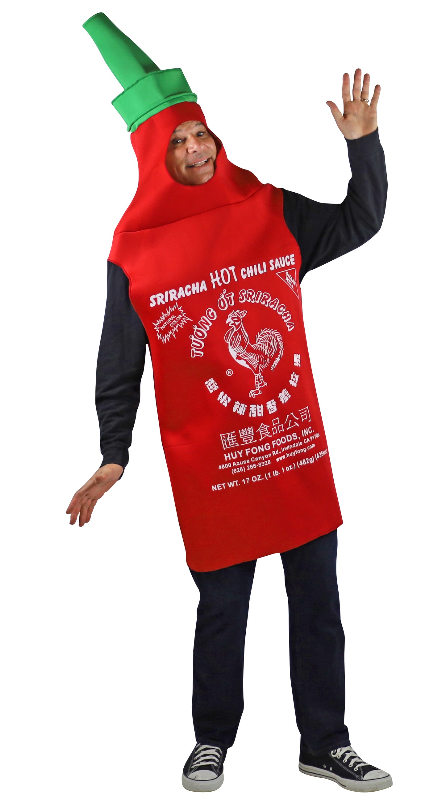 Sriracha Costume, Adult One Size