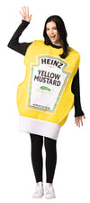 Heinz Mustard Squeeze Bottle Costume, Adult One Size