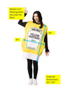 Heinz Mustard Squeeze Bottle Costume, Adult One Size