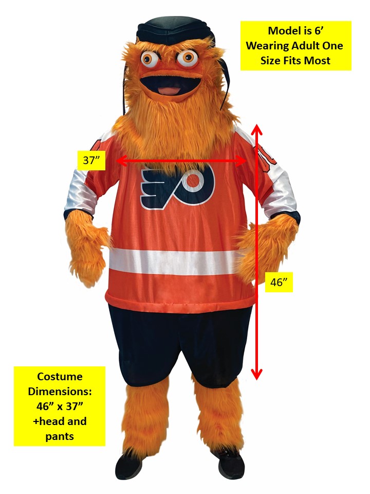 NHL Gritty Philadelphia Flyer's Costume, Adult One Size