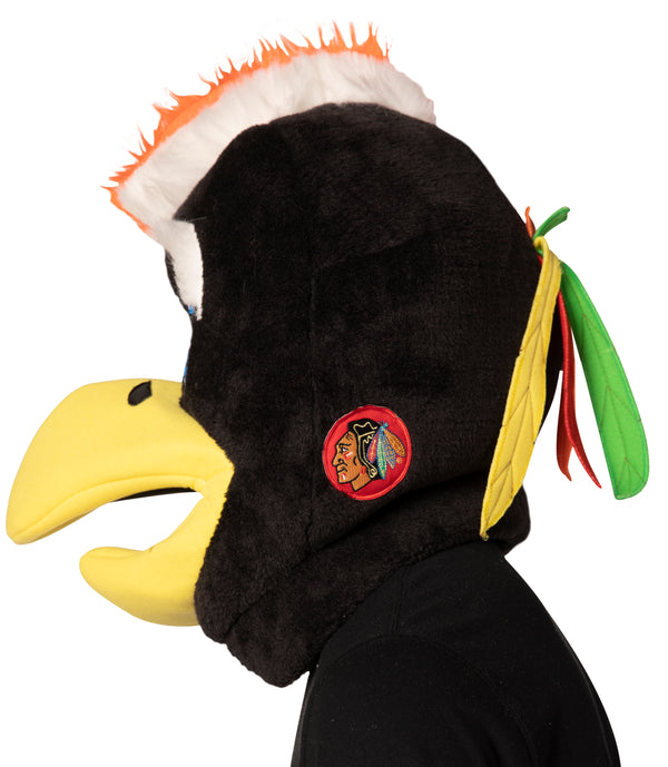 NHL Tommy Chicago Blackhawks Mascot Head, Adult One Size