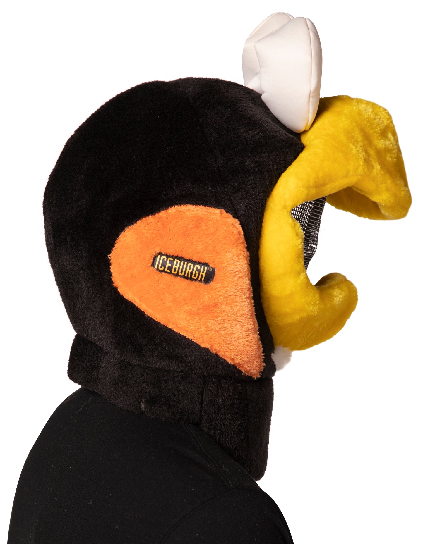 NHL Iceburgh Pittsburgh Penguins Mascot Head, Adult One Size
