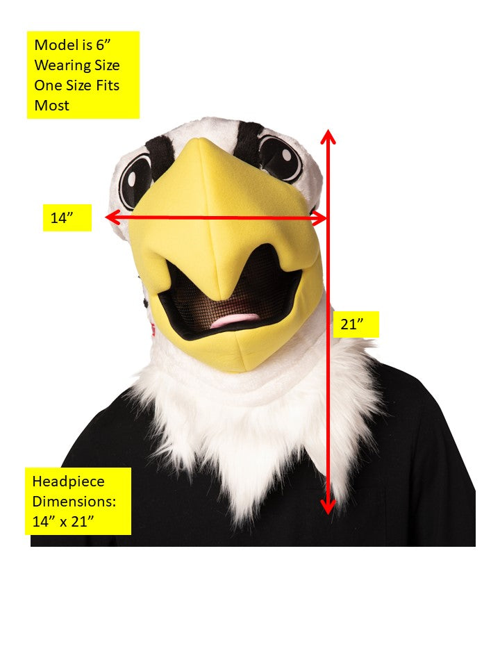 NHL Slapshot Washington Capitals Mascot Head, Adult One Size