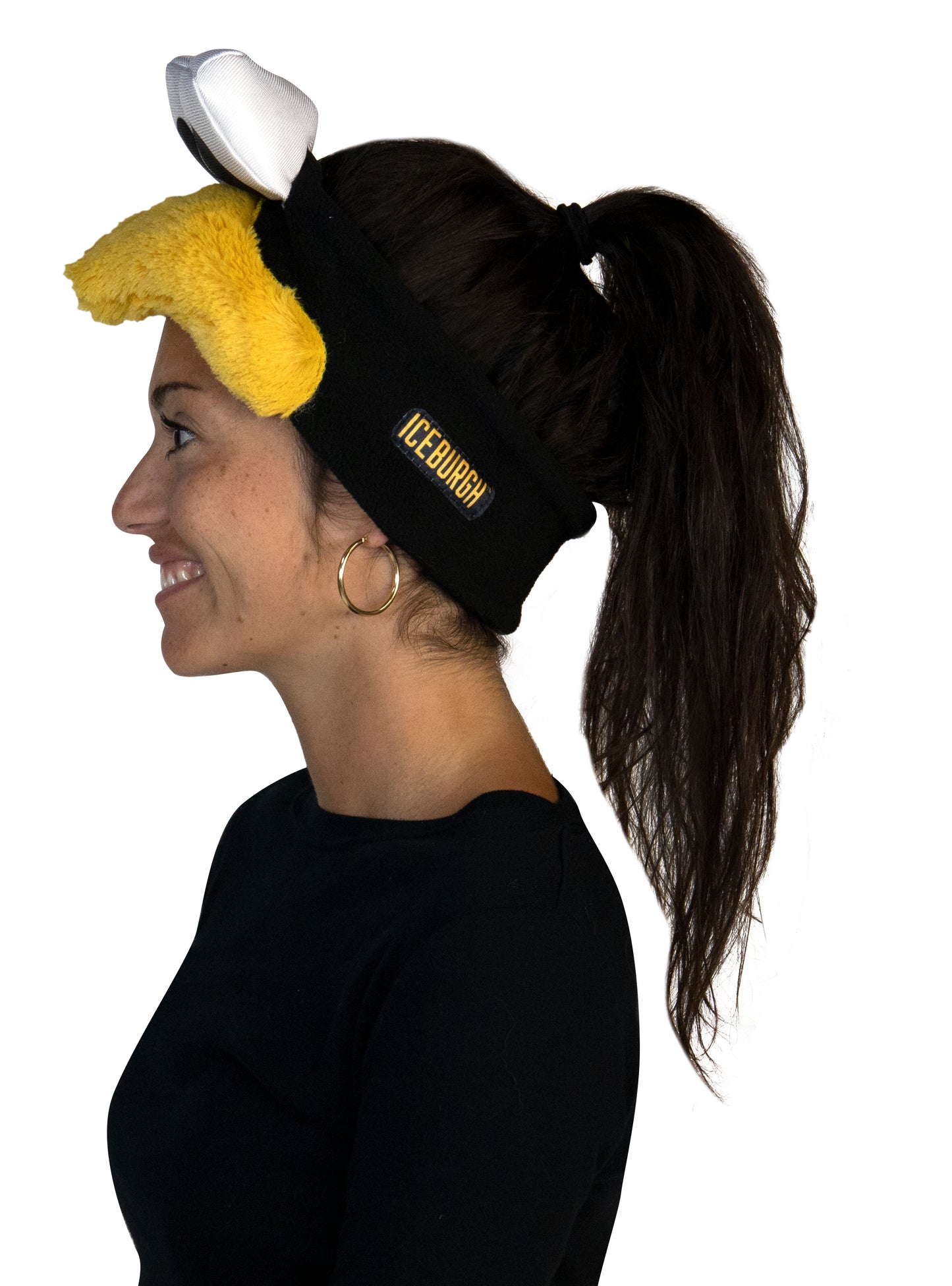 NHL Iceburgh Pittsburgh Penguins Headband, Adult One Size