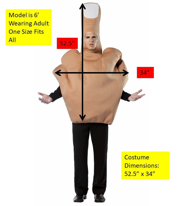 The Finger Costume, Adult One Size
