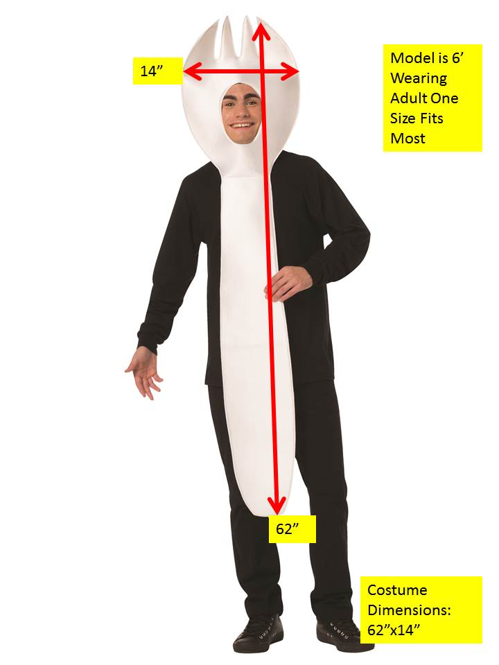 White Spoon & Spornk Couples Costume, Adult One Size