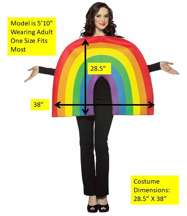 Rainbow & Sun Couples Costume, Adult One Size