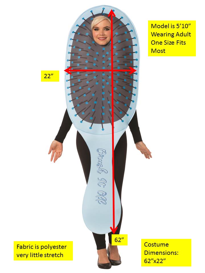 Brush Halloween Costume, Adult One Size