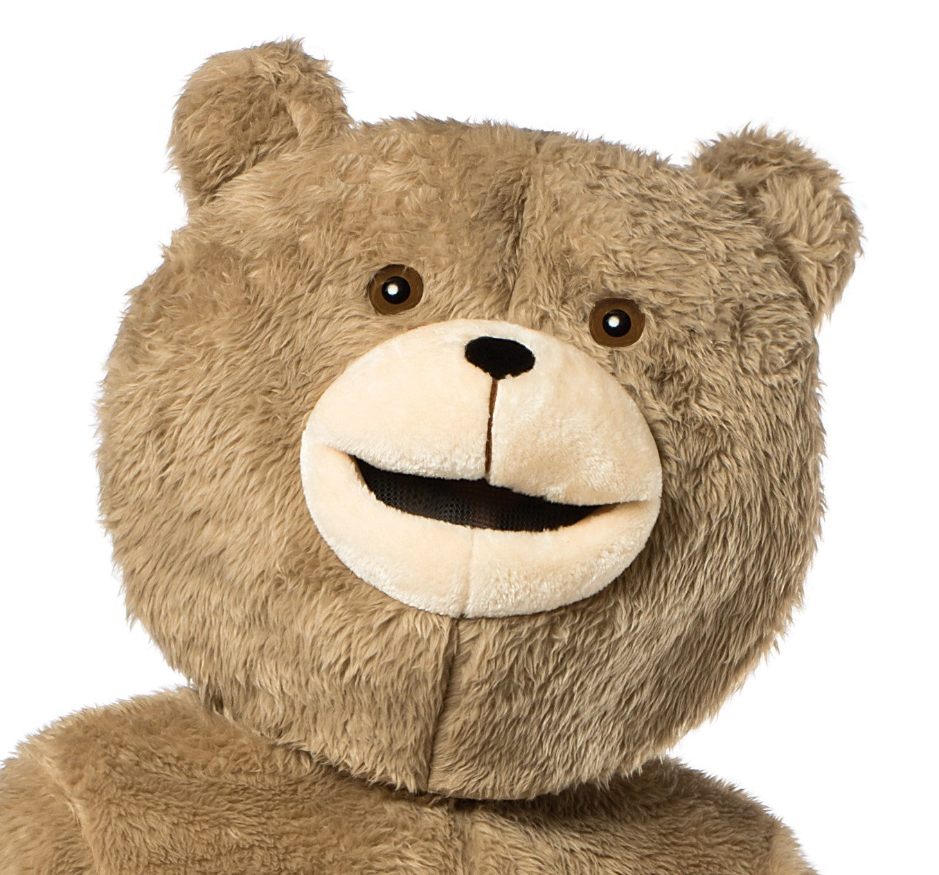 Teddy Bear Full Jumpsuit Costume with Head, Adult One Size