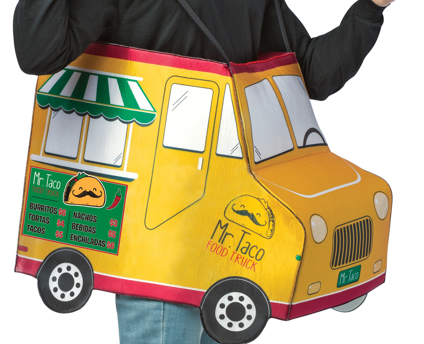 Mr. Taco Food Truck Costume, Adult One Size