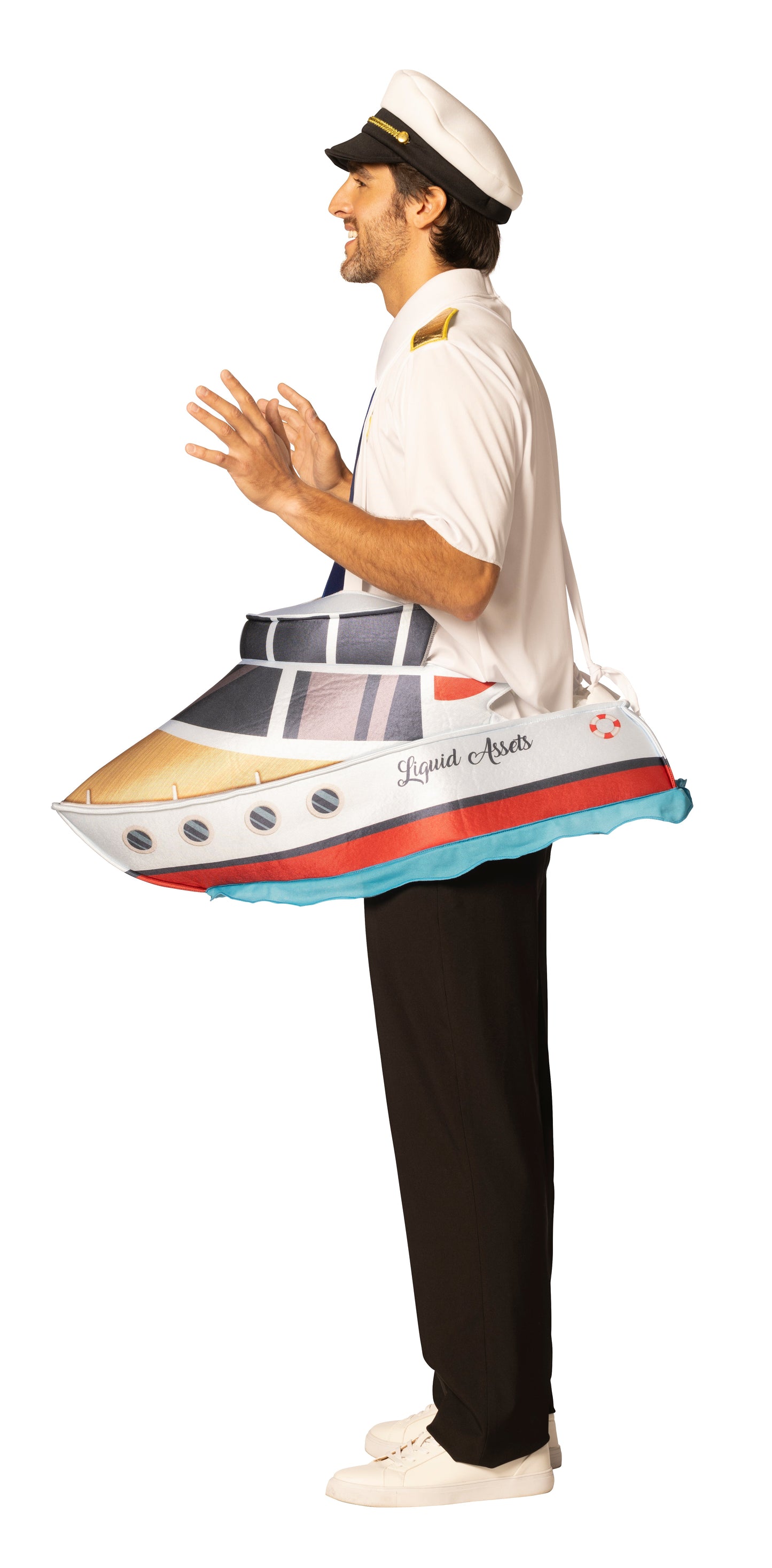 Yacht Captain Costume, Adult One Size