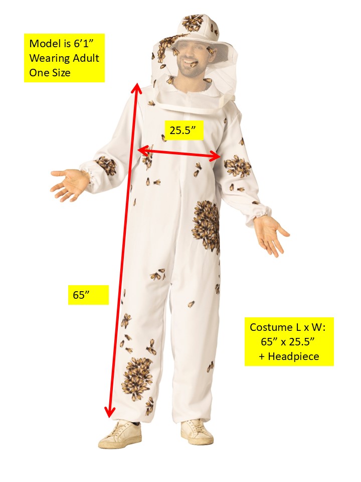 Beekeeper Costume, Adult One Size